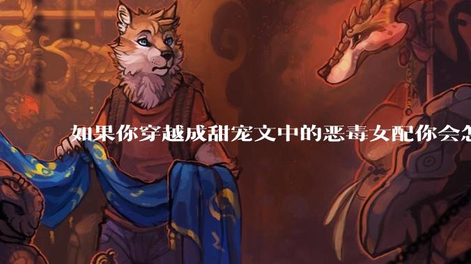 如果你穿越成甜宠文中的恶毒女配你会怎么办？